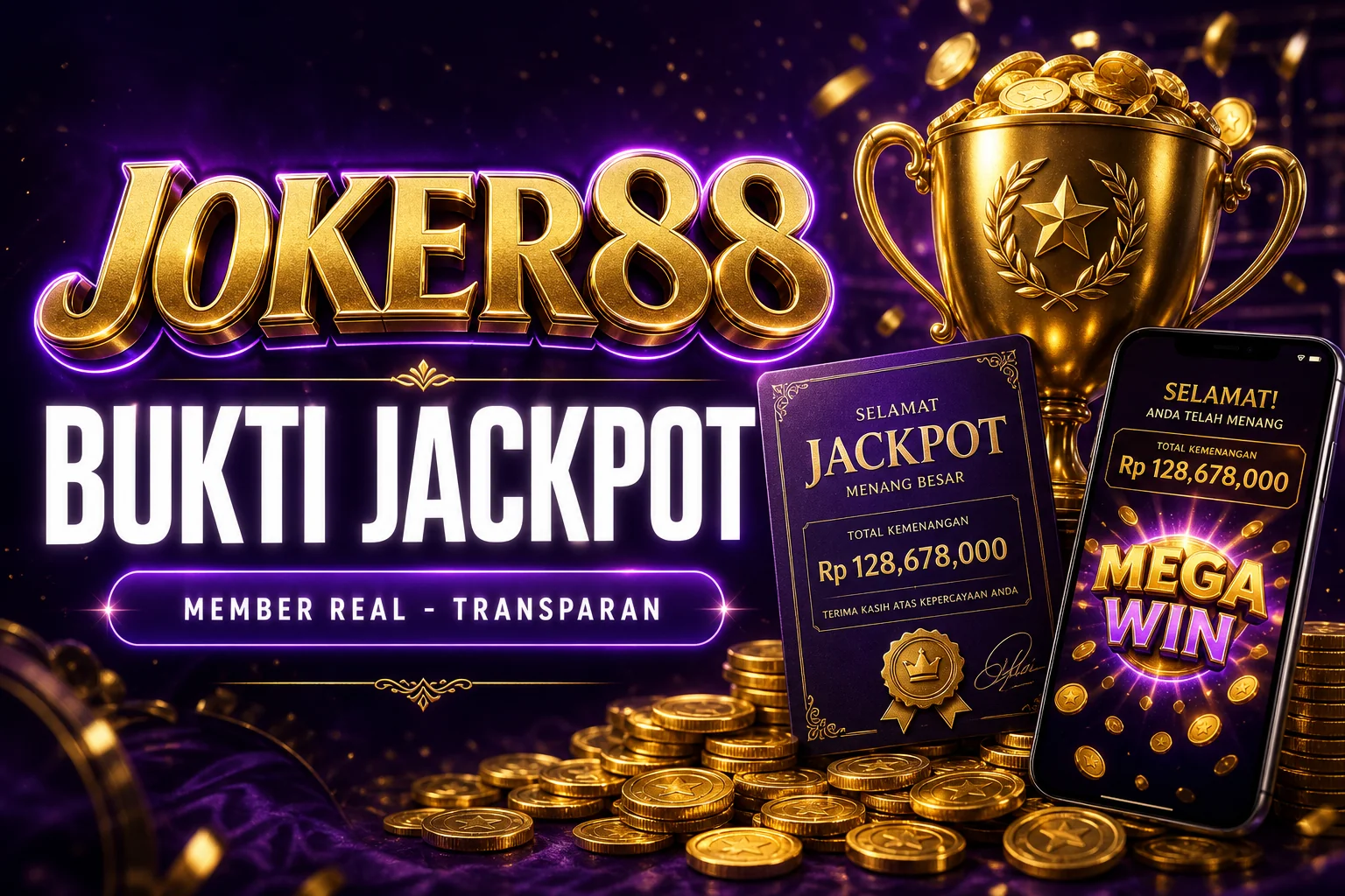 Bukti JP JOKER88 Play: Rekap Pembayaran Jackpot dan Withdraw Pemain