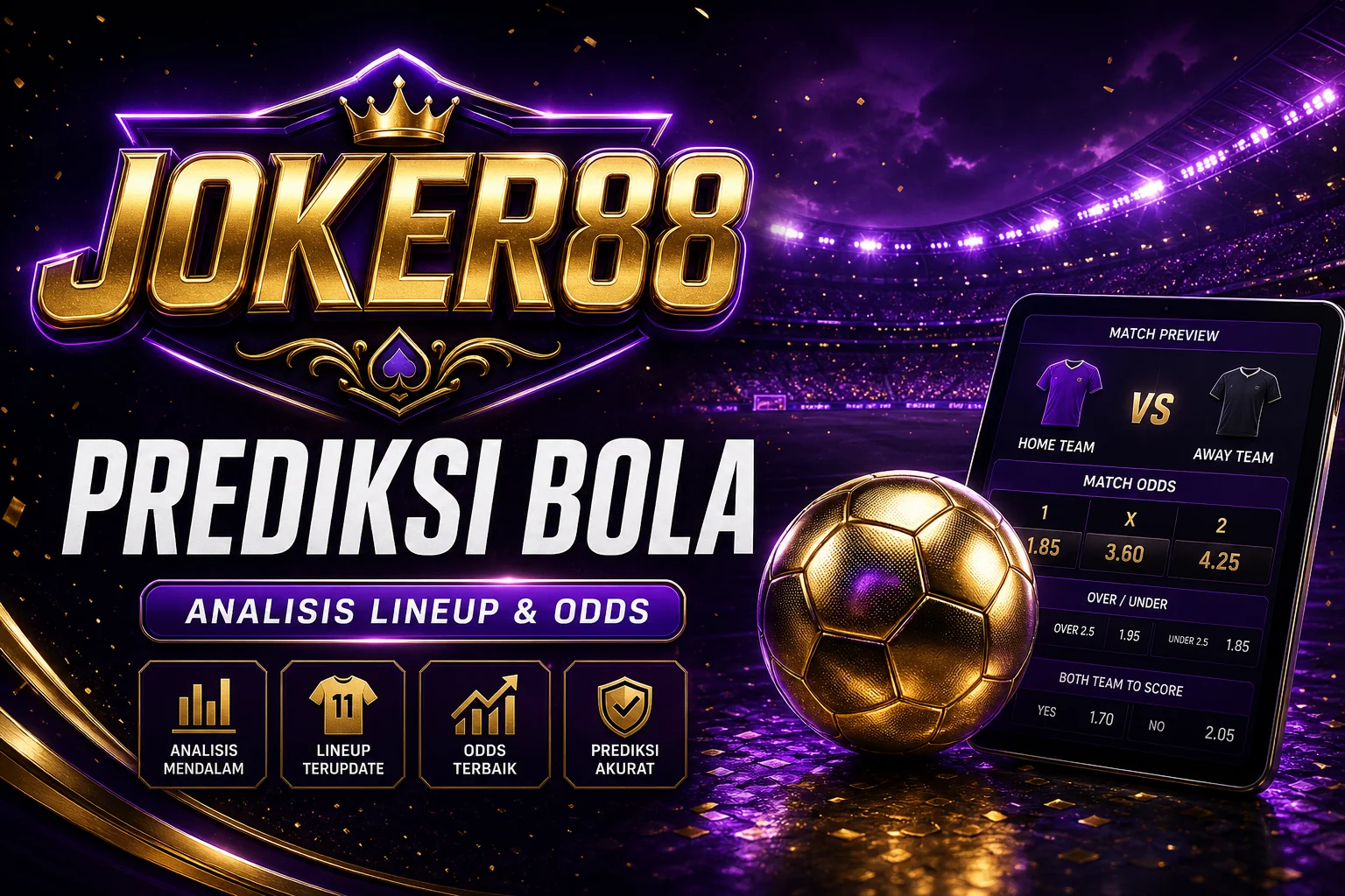 Prediksi Bola JOKER88 Play: Analisis Parlay dan Sportsbook